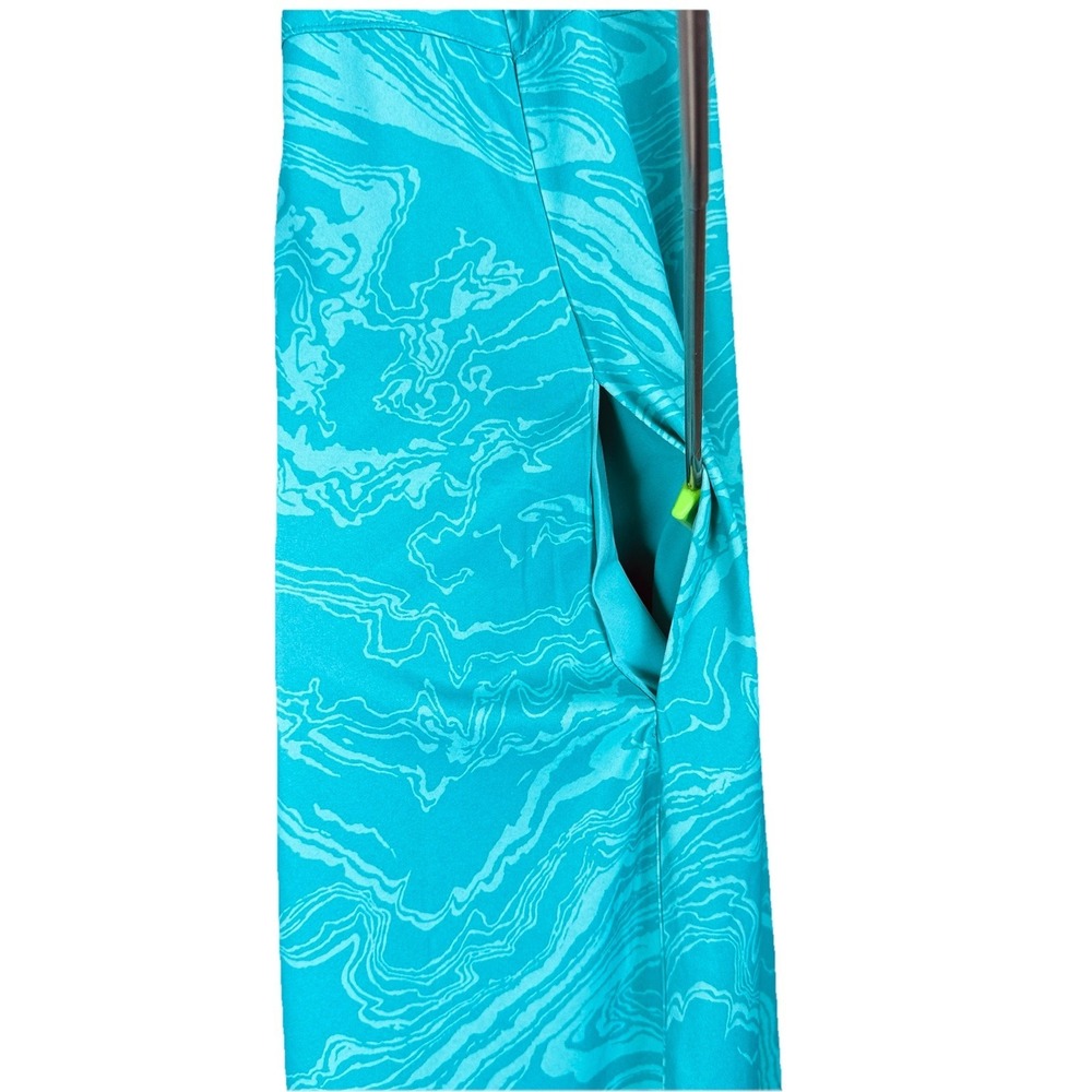 Columbia Omni-Freeze Zero Turquoise Blue Swirl Sleeveless Cool Active Dress LG - Picture 5 of 8